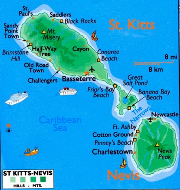 st. thomas cruise port map