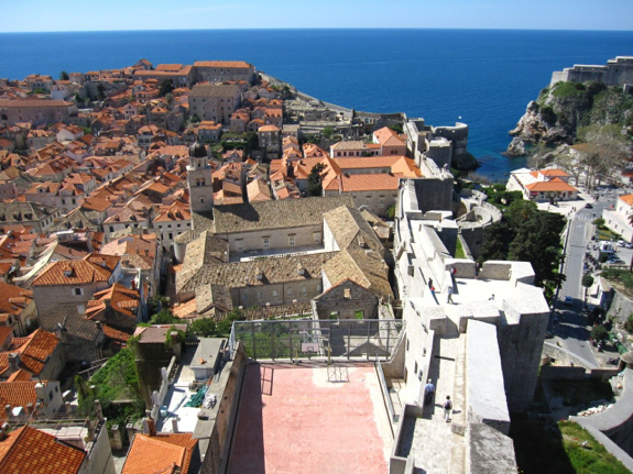 View of Dubrovnik from the ramparts