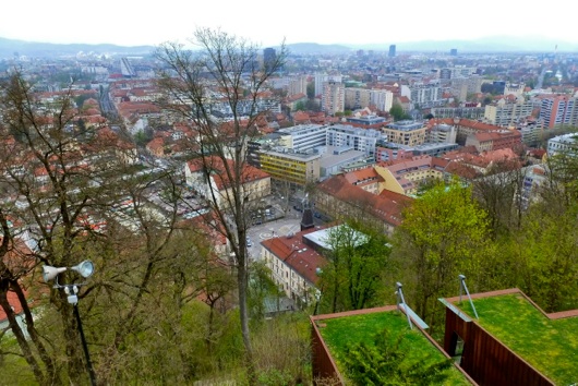 Lake Bled, from castle above the rock